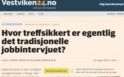 Hvor treffsikkert er egentlig det tradisjonelle jobbintervjuet?